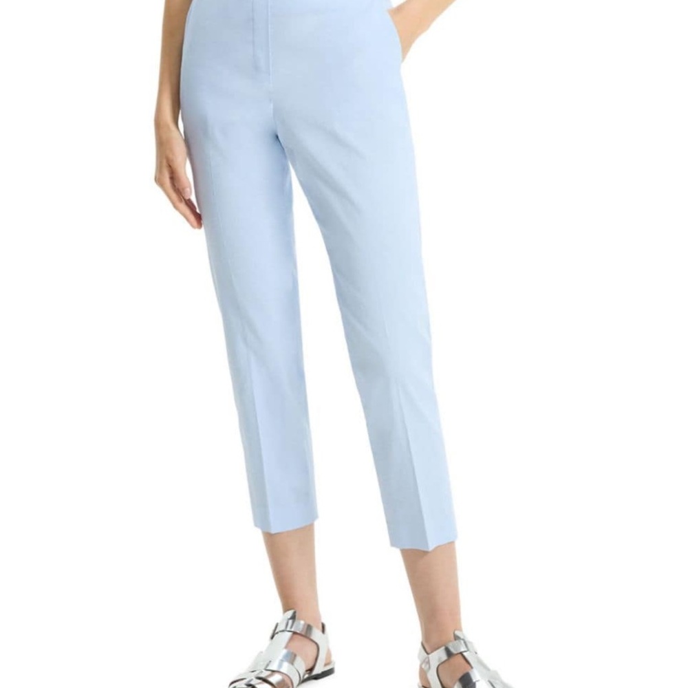 Theory Blue Cropped Ankle Pants - NWT